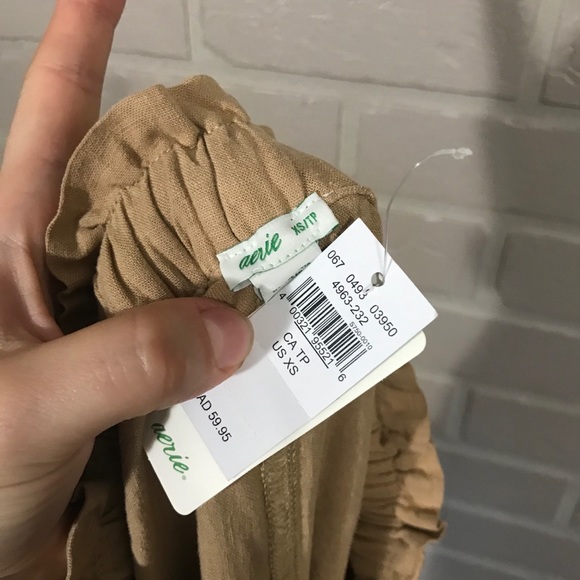 aerie linen cargo jogger - Picture 5 of 6